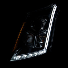 Load image into Gallery viewer, ANZO 2010-2015 Cadillac Srx Projector Headlights w/ Plank Style Design Chrome Headlights ANZO
