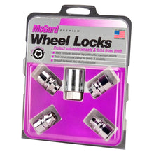 Load image into Gallery viewer, McGard Wheel Lock Nut Set - 4pk. (Uni-Lug) M12X1.5 / 13/16 Hex / .197in. Shank / 1.375in. L - Chrome Lug Nuts McGard
