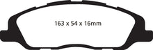 Load image into Gallery viewer, EBC 13-14 Ford Mustang 3.7 (A/T+Performance Pkg) Yellowstuff Front Brake Pads Brake Pads - Performance EBC   
