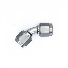 Load image into Gallery viewer, DeatschWerks 6AN Flare Female Swivel 45-Degree to 6AN Flare Female Swivel - Anodized Matte Black Fittings DeatschWerks
