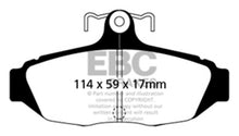 Load image into Gallery viewer, EBC 87-93 Ford Mustang 5.0 Yellowstuff Rear Brake Pads Brake Pads - Performance EBC   
