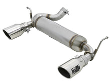 Load image into Gallery viewer, aFe Rebel Series 2.5in 409 SS Axle-Back Exhaust w/Polished Tips 07+ Jeep Wrangler (JK) V6 3.6L/3.8L Axle Back aFe
