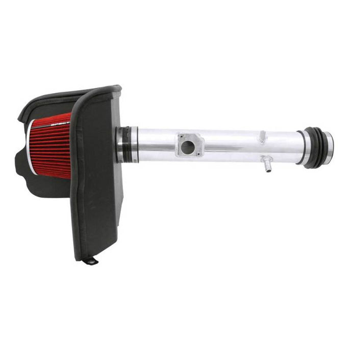 Spectre 05-11 Toyota Tacoma V6-4.0L F/I Air Intake Kit - Polished w/Red Filter Cold Air Intakes Spectre