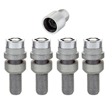 Load image into Gallery viewer, McGard Wheel Lock Bolt Set - 4pk. (Radius Seat) M14X1.5 / 17mm Hex / 28.2mm Shank Length - Chrome Wheel Bolts McGard

