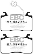 EBC 17-18 Alfa Romeo Giulia Ultimax OEM Replacement Front Brake Pads Brake Pads - OE EBC   