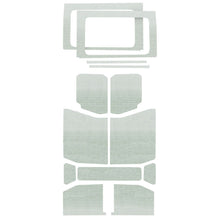 Load image into Gallery viewer, DEI 18-23 Jeep Wrangler JL 4-Door Boom Mat Complete Headliner Kit - 13 Piece - White Hard Top Accessories DEI
