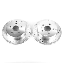 Load image into Gallery viewer, Power Stop 10-17 Chevrolet Equinox Rear Evolution Drilled &amp; Slotted Rotors - Pair Brake Rotors - Slot &amp; Drilled PowerStop
