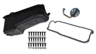 WEIAND ALUM OIL PAN KIT BLK SBF FINNED