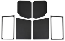 Load image into Gallery viewer, DEI 18-23 Jeep Wrangler JL 2-Door Boom Mat Complete Headliner Kit - 7 Piece - Black Leather Look Hard Top Accessories DEI   
