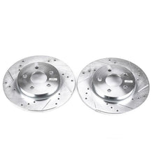 Load image into Gallery viewer, Power Stop 02-08 Jaguar X-Type Rear Evolution Drilled &amp; Slotted Rotors - Pair Brake Rotors - Slot &amp; Drilled PowerStop
