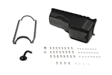 Load image into Gallery viewer, WEIAND ALUM OIL PAN KIT BLK BBC FINNED Engine WEIAND Default Title
