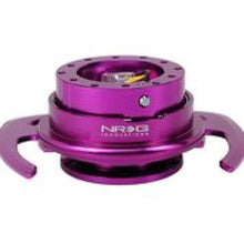 Load image into Gallery viewer, NRG Quick Release Kit Gen 4.0 - Purple Body / Purple Ring w/ Handles Quick Release Adapters NRG
