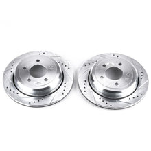 Load image into Gallery viewer, Power Stop 03-11 Ford Crown Victoria Rear Evolution Drilled &amp; Slotted Rotors - Pair Brake Rotors - Slot &amp; Drilled PowerStop
