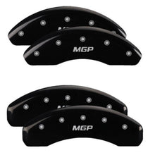 Load image into Gallery viewer, MGP 4 Caliper Covers Engraved Front &amp; Rear MGP Black Finish Silver Char 2019 Toyota CH-R Caliper Covers MGP
