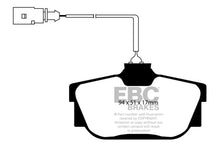Load image into Gallery viewer, EBC 00 Volkswagen Eurovan 2.8 (ATE) with Wear Leads Ultimax2 Rear Brake Pads Brake Hardware EBC   
