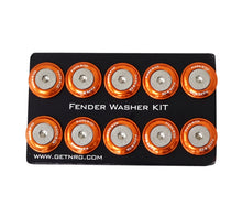 Load image into Gallery viewer, NRG Fender Washer Kit w/Rivets For Plastic (Orange) - Set of 10 Hardware Kits - Other NRG
