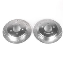 Load image into Gallery viewer, Power Stop 04-08 Chrysler Pacifica Rear Evolution Drilled &amp; Slotted Rotors - Pair Brake Rotors - Slot &amp; Drilled PowerStop
