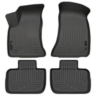 Husky Liners 11-12 Dodge Charger/Chrysler 300 WeatherBeater Combo Black Floor Liners Floor Mats - Rubber Husky Liners