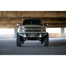 Load image into Gallery viewer, DV8 Offroad 2021+ Ford Bronco Front Bumper Winch Capable w/ Optional Bull Bar/Aux Light Opening Bumpers - Steel DV8 Offroad
