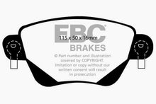 Load image into Gallery viewer, EBC 01-04 Jaguar X-Type 2.5 Ultimax2 Rear Brake Pads Brake Pads - OE EBC   
