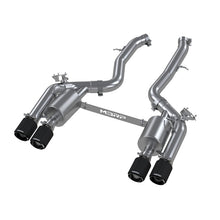 Load image into Gallery viewer, MBRP 18-22 BMW M2 Competition 3.0L T304 SS 3in Resonator-Back Exhaust Quad Rear w/ Carbon Fiber Tips Axle Back MBRP   
