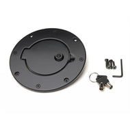 Rampage 1997-2006 Jeep Wrangler(TJ) Billet Style Gas Cover - Black Fuel Caps Rampage