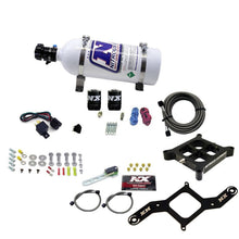 Load image into Gallery viewer, Nitrous Express 4150 Single Entry Billet Crossbar Nitrous Plate Kit (50-300HP) w/5lb Bottle Nitrous Systems Nitrous Express
