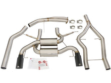 Load image into Gallery viewer, aFe MACHForce XP SS-304 Black Tip 3.0in-2.5in Dia Cat Back Exhaust 11-13 BMW 335i (E90/E92) 3.0L Catback aFe
