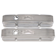 Load image into Gallery viewer, Edelbrock Valve Cover Classic Series Chevrolet 1959-1986 262-400 CI V8 Polshed Valve Covers Edelbrock
