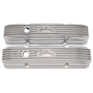 Edelbrock Valve Cover Classic Series Chevrolet 1959-1986 262-400 CI V8 Polshed Valve Covers Edelbrock