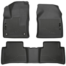 Load image into Gallery viewer, Husky Liners 2016 Toyota Prius Weatherbeater Black Front &amp; 2nd Seat Floor Liners (Footwell Coverage) Floor Mats - Rubber Husky Liners
