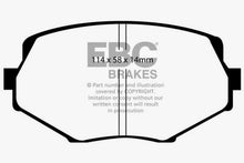 Load image into Gallery viewer, EBC 94-01 Mazda Miata MX5 1.8 Ultimax2 Front Brake Pads Brake Pads - OE EBC   
