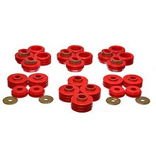 Load image into Gallery viewer, Energy Suspension 81-91 GM Denali XL/Suburban/Yukon XL 2WD/4WD Red Body (Cab) Mount Set Bushing Kits Energy Suspension
