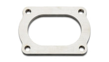 Load image into Gallery viewer, Vibrant T304 SS 4 Bolt Flange for 3in O.D. Oval tubing Flanges Vibrant

