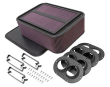 Load image into Gallery viewer, K&amp;N Custom Racing Assembly Generation 2 Carbon Fiber Air Box - Large w/ 2.50in Air Horn Air Intake Components K&amp;N Engineering   
