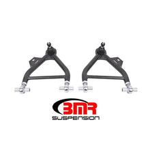 Load image into Gallery viewer, BMR 79-93 Mustang Lower A-Arm (Coilover Only) w/ Adj. Rod End and STD. Ball Joint - Black Hammertone Control Arms BMR Suspension
