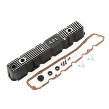 Load image into Gallery viewer, Omix Black Aluminum Valve Cover Kit 4.2L 81-86 CJ Valve Covers OMIX
