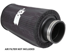 Load image into Gallery viewer, K&amp;N Universal Round Tapered Filter Wrap - Black - 6in Base ID x 4.625in Top ID x 9in Height Pre-Filters K&amp;N Engineering   
