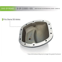 Load image into Gallery viewer, DV8 Offroad HD Dana 35 Diff Cover Cast Iron Gray Powdercoat Diff Covers DV8 Offroad
