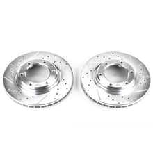 Load image into Gallery viewer, Power Stop 96-97 Lexus LX450 Front Evolution Drilled &amp; Slotted Rotors - Pair Brake Rotors - Slot &amp; Drilled PowerStop   
