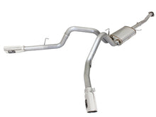 Load image into Gallery viewer, aFe MACHForce XP Exhaust 3in SS Dual Side Ext CB w/ Polished Tips 2015 Ford F150 5.0L V8 CC/SB EC/LB Catback aFe
