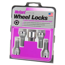 Load image into Gallery viewer, McGard Wheel Lock Bolt Set - 4pk. (Cone Seat) M14X1.5 / 17mm Hex / 31.0mm Shank Length - Chrome Wheel Bolts McGard
