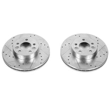 Load image into Gallery viewer, Power Stop 98-02 Ford Crown Victoria Front Evolution Drilled &amp; Slotted Rotors - Pair Brake Rotors - Slot &amp; Drilled PowerStop
