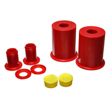 Load image into Gallery viewer, Energy Suspension 05-13 Ford Mustang Red Front Lower Control Arm Bushings (Must reuse outer metal sh Bushing Kits Energy Suspension
