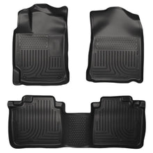 Load image into Gallery viewer, Husky Liners 10-13 Lexus RX350/RX450h WeatherBeater Black Front &amp; 2nd Seat Floor Liners Floor Mats - Rubber Husky Liners
