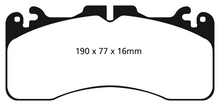 Load image into Gallery viewer, EBC 09+ Lexus LS460 4.6 Sport Yellowstuff Front Brake Pads Brake Pads - Performance EBC   

