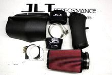 Load image into Gallery viewer, JLT 2001 Ford Mustang Bullitt Black Textured Ram Air Intake Kit w/Red Filter Short Ram Air Intakes JLT
