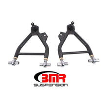 Load image into Gallery viewer, BMR 94-04 Mustang Lower A-Arm (Coilover Only) w/ Adj. Rod End and STD. Ball Joint - Black Hammertone Control Arms BMR Suspension
