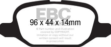 Load image into Gallery viewer, EBC 11+ Fiat 500 1.4 (ATE Calipers) Yellowstuff Rear Brake Pads Brake Pads - Performance EBC   
