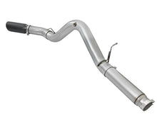 Load image into Gallery viewer, aFe Atlas Exhaust 5in DPF-Back Aluminized Steel w/ Black Tips 16-17 GM Diesel Truck V8-6.6L (td) DPF Back aFe
